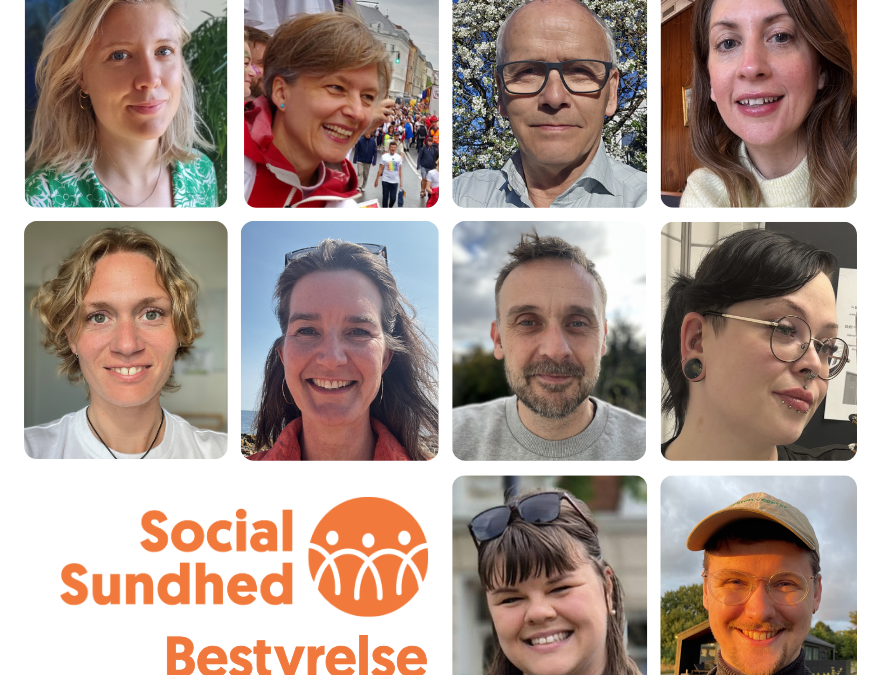 Billede af bestyrelsen i Social Sundhed 2026/2027